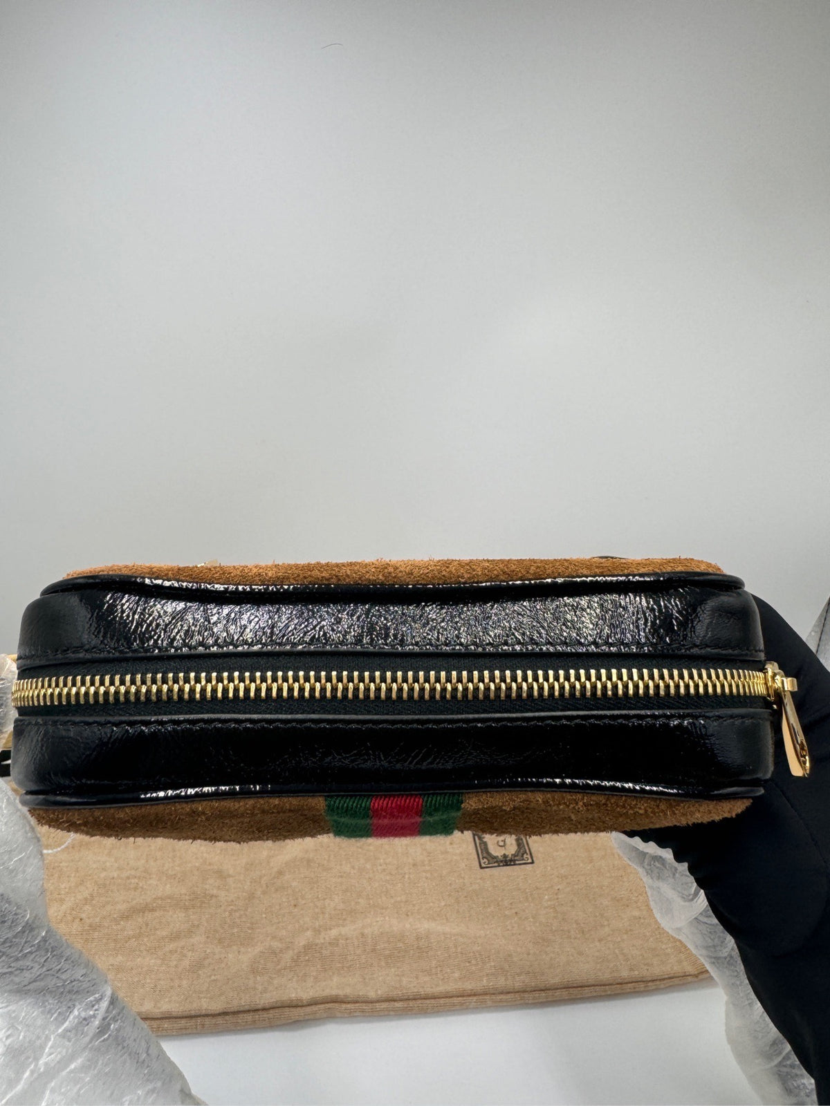 Gucci - Ophidia - Suede - Brown - (mini)
