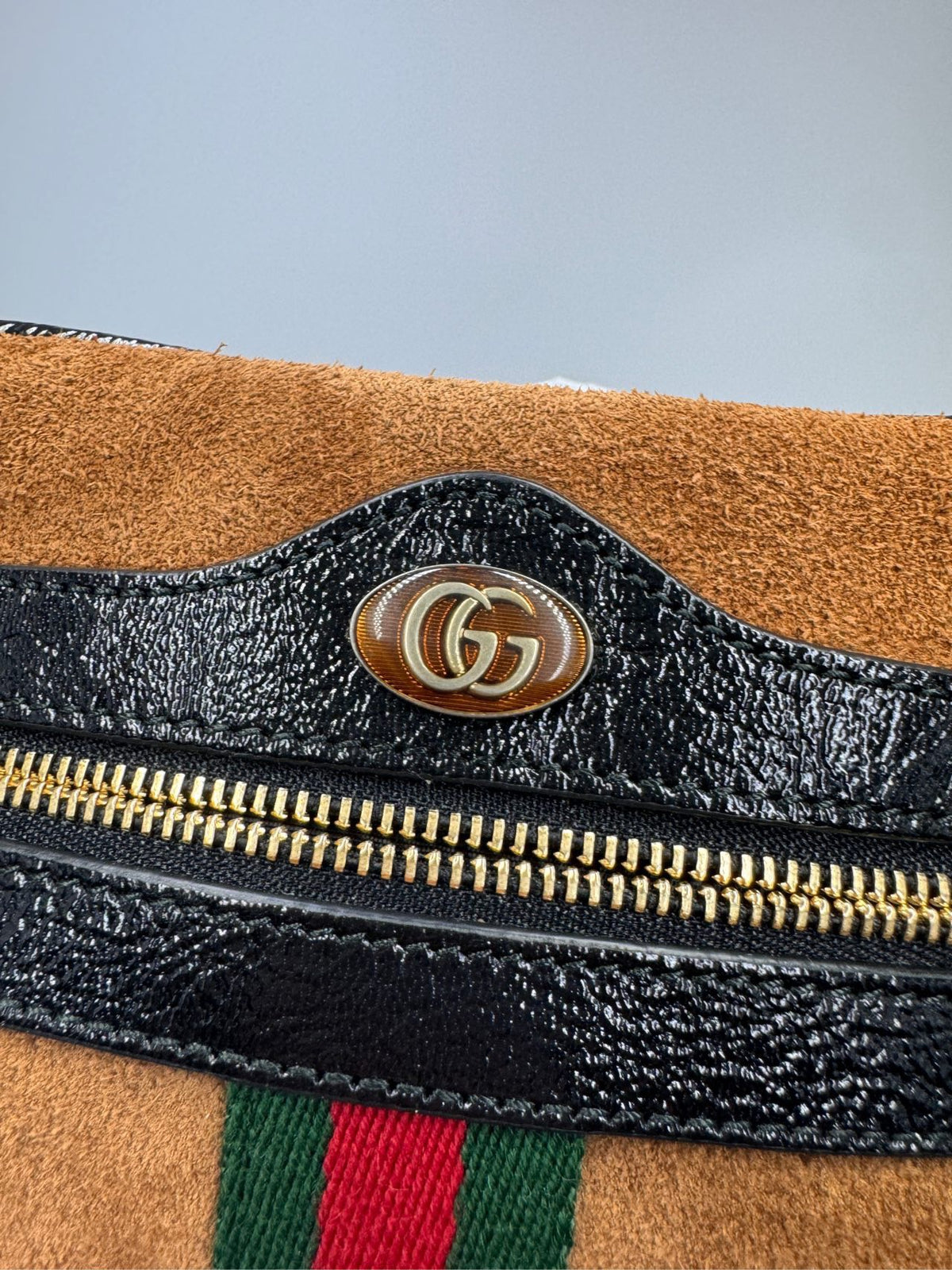 Gucci - Ophidia - Suede - Brown - (mini)