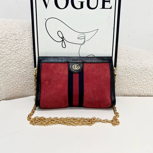 Gucci - Ophidia - Suede - Red - (small)