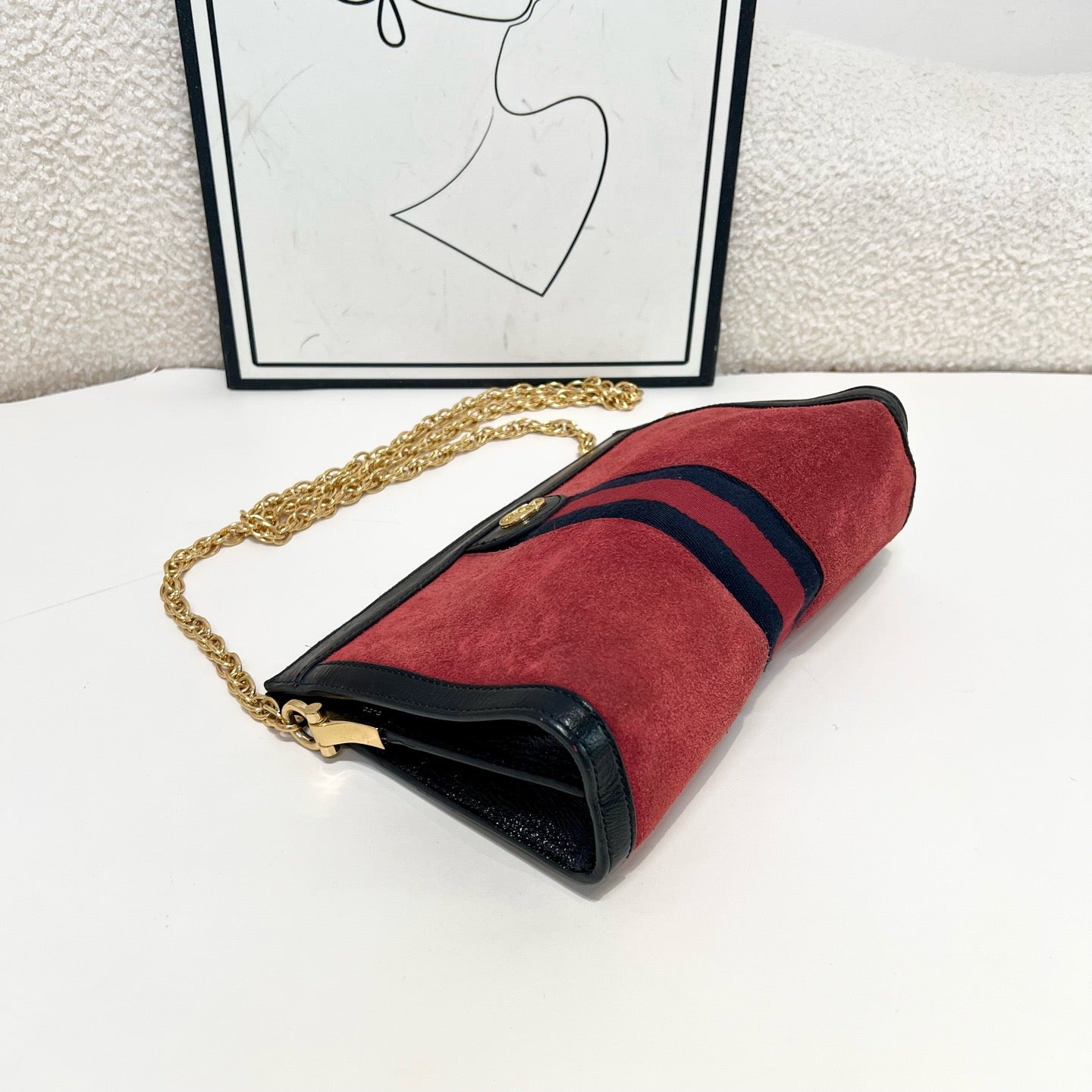 Gucci - Ophidia - Suede - Red - (small)