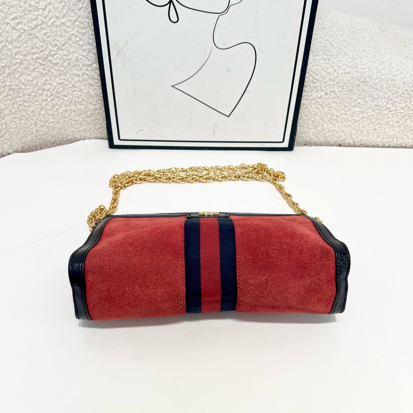 Gucci - Ophidia - Suede - Red - (small)