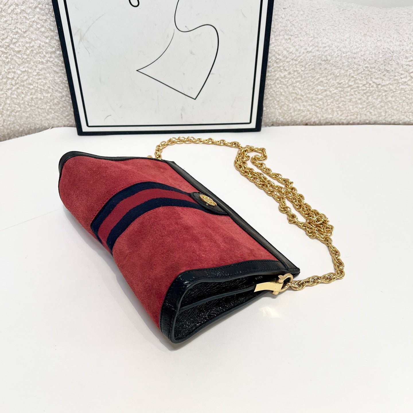 Gucci - Ophidia - Suede - Red - (small)