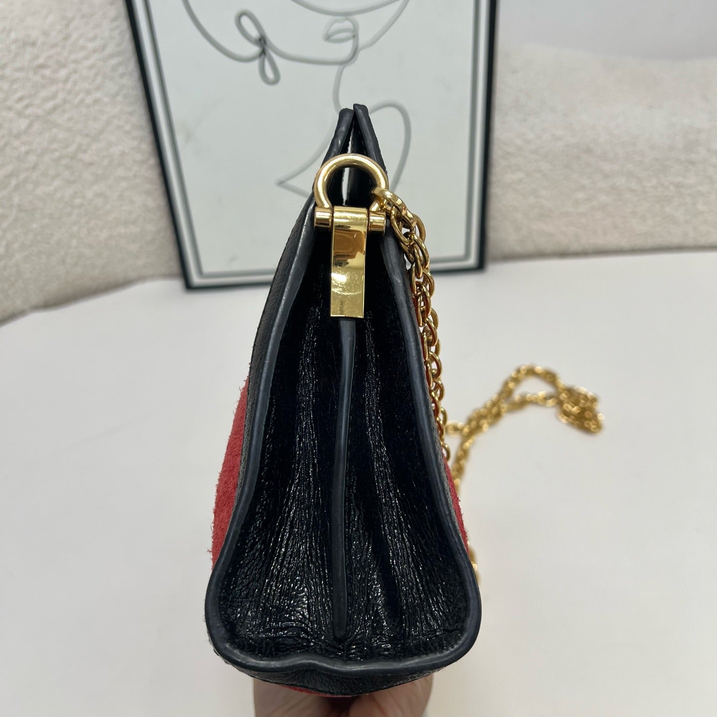 Gucci - Ophidia - Suede - Red - (small)