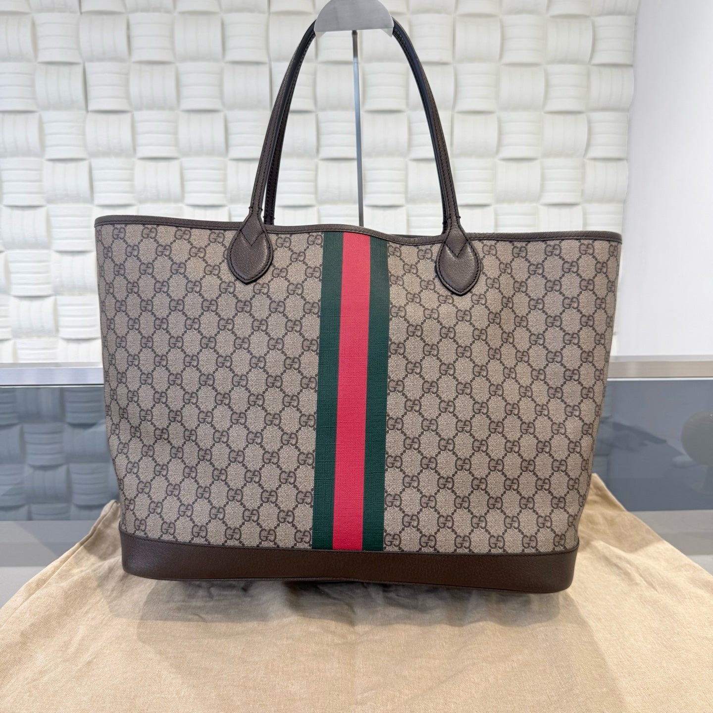 Gucci - Ophidia - Synthetic - Beige - (Large)