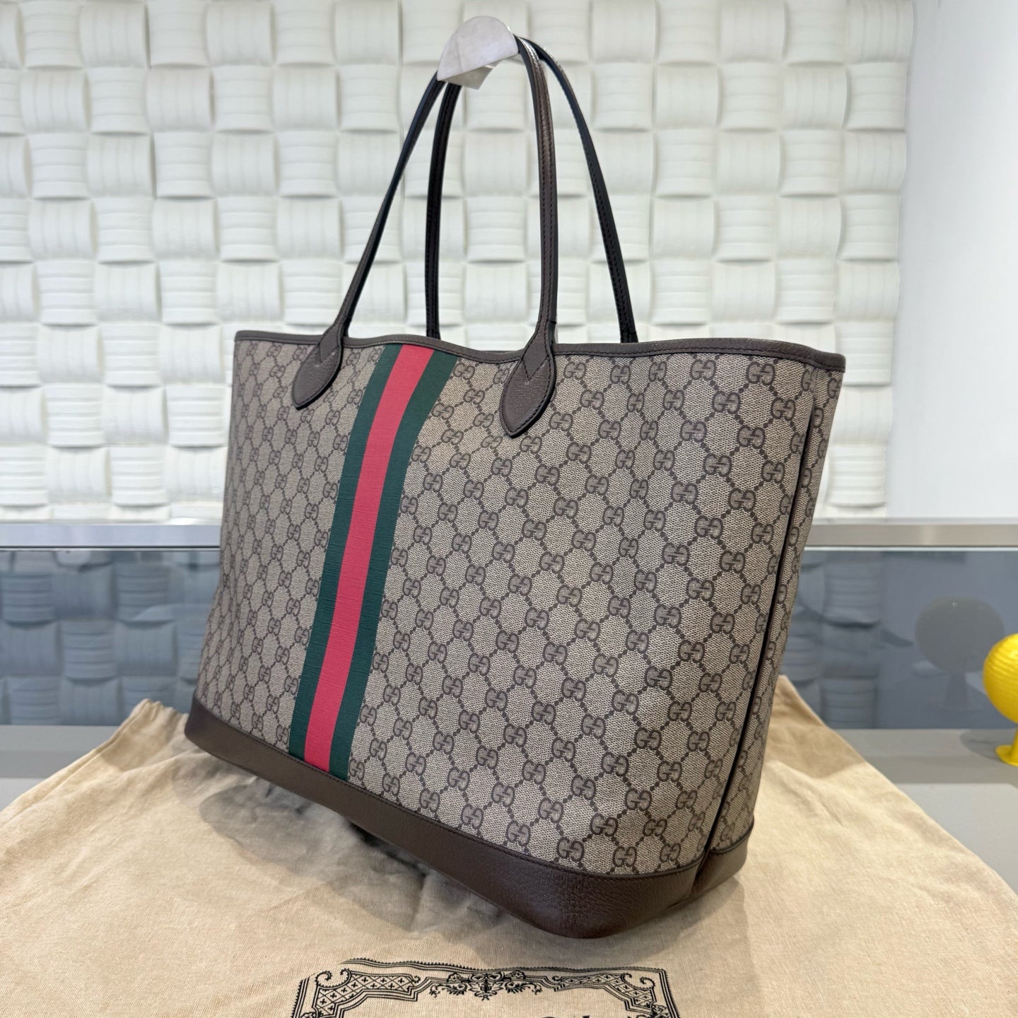 Gucci - Ophidia - Synthetic - Beige - (Large)