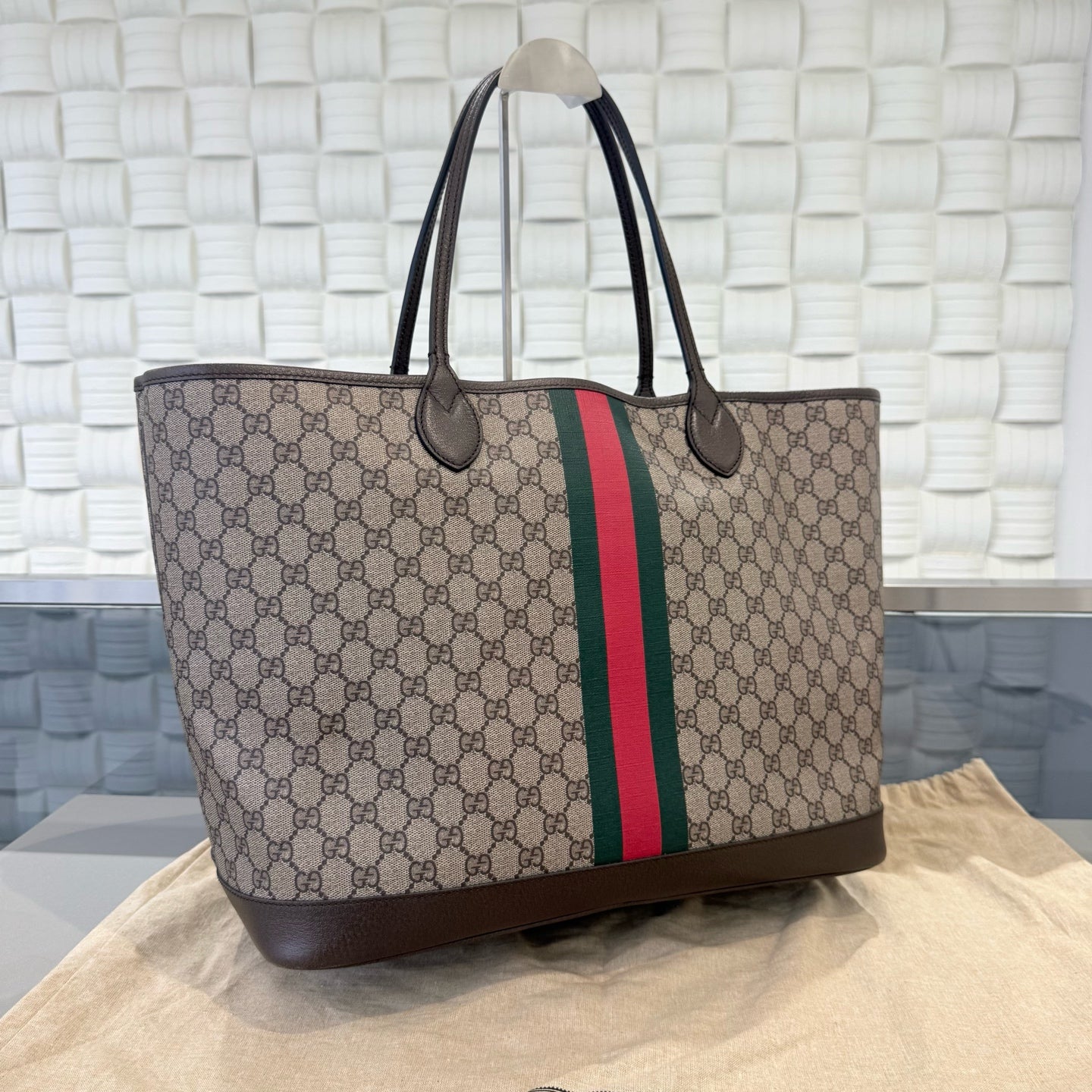 Gucci - Ophidia - Synthetic - Beige - (Large)