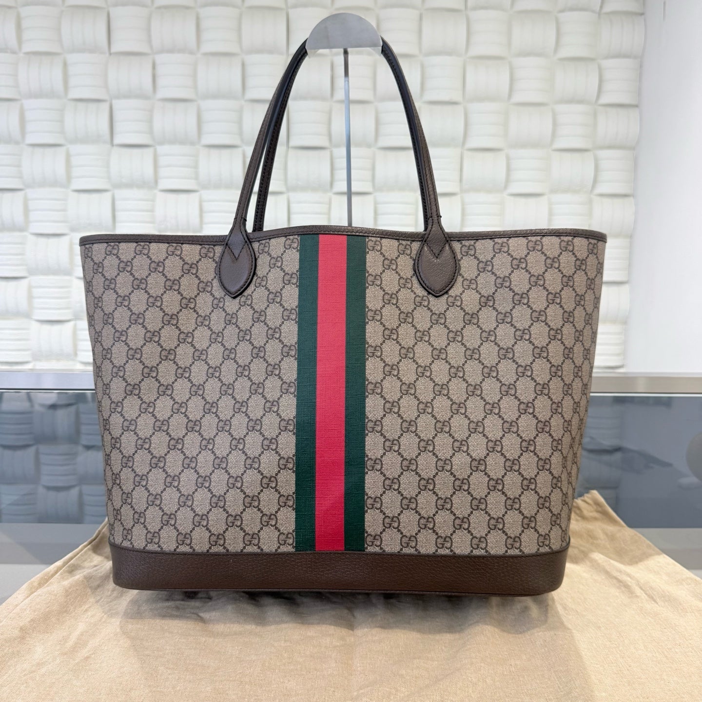 Gucci - Ophidia - Synthetic - Beige - (Large)