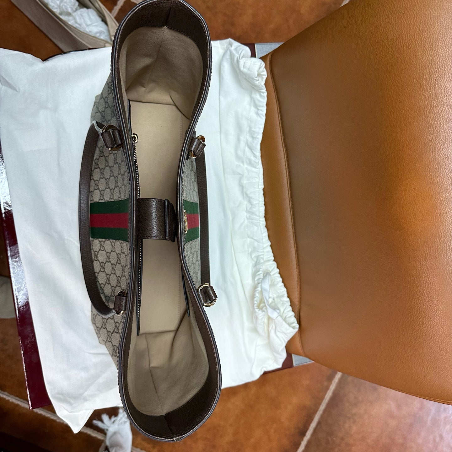 Gucci - Ophidia - Synthetic - Beige - (medium)