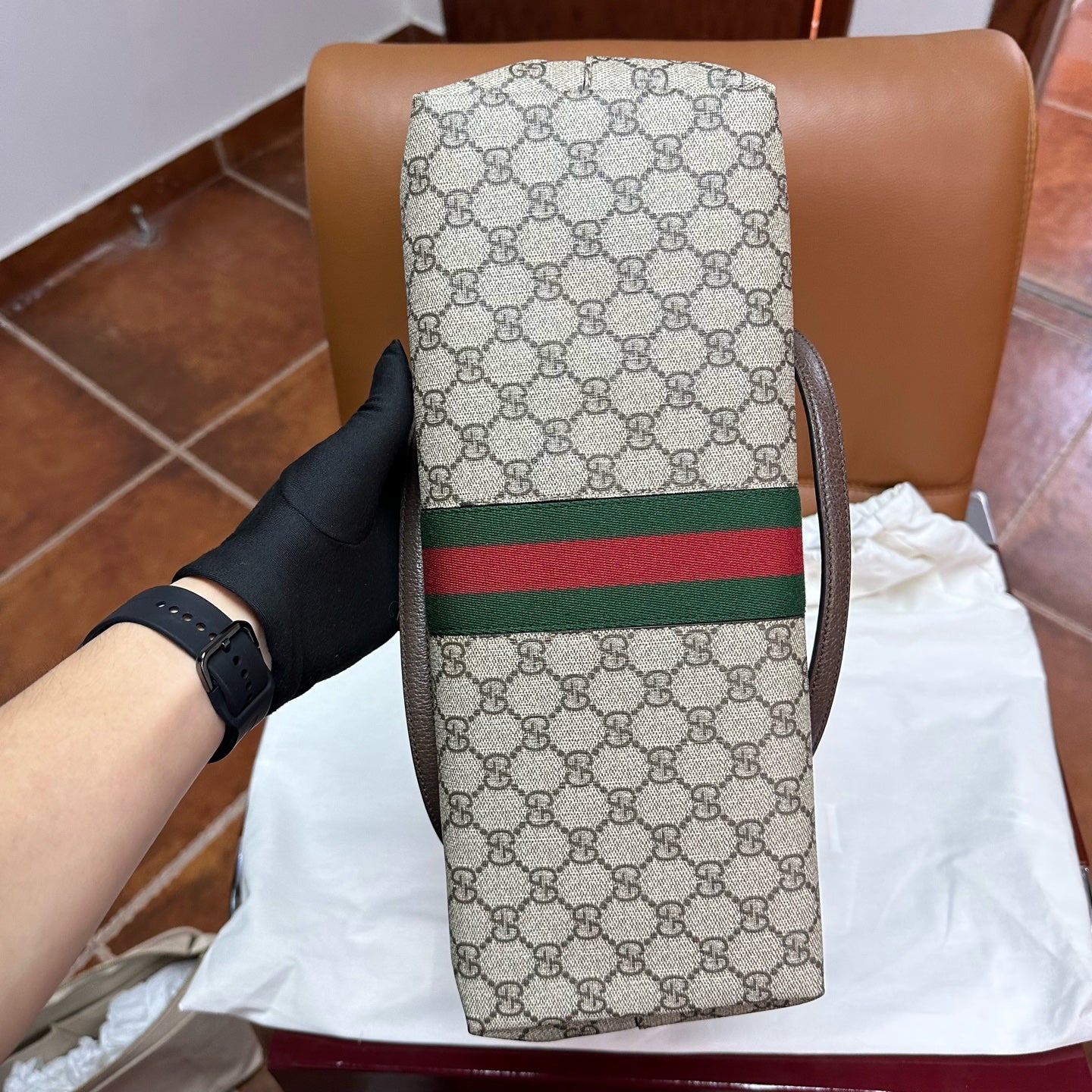 Gucci - Ophidia - Synthetic - Beige - (medium)