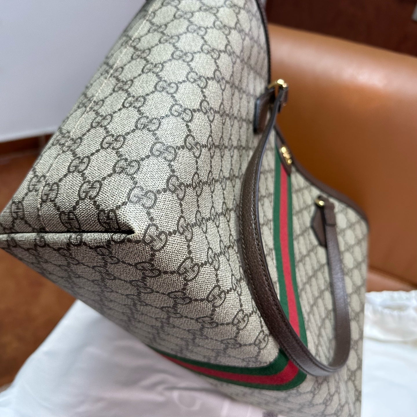 Gucci - Ophidia - Synthetic - Beige - (medium)