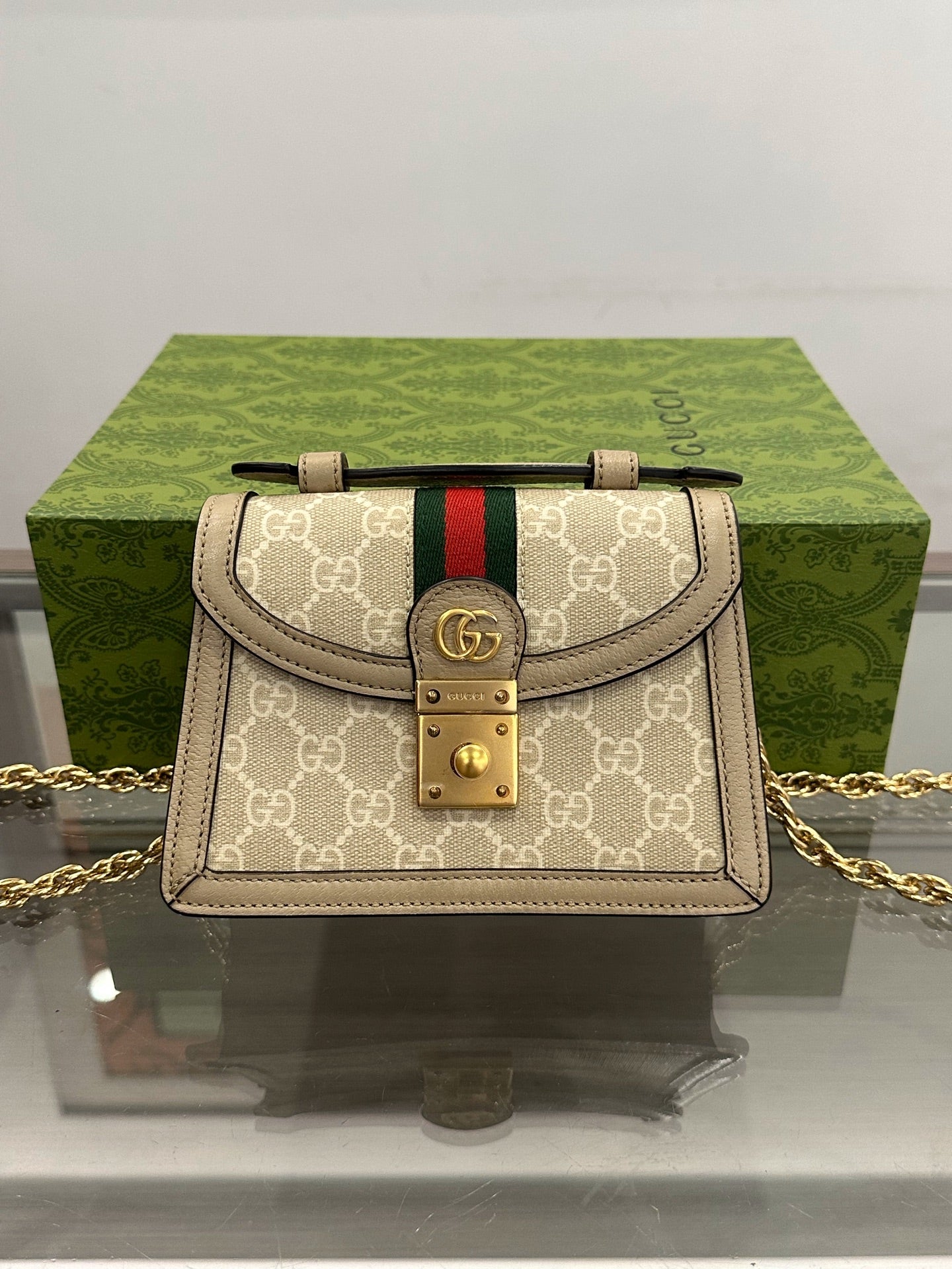 Gucci - Ophidia - Synthetic - Beige - (mini)