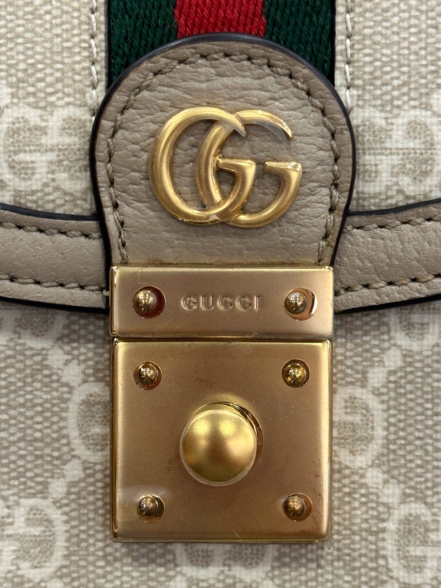 Gucci - Ophidia - Synthetic - Beige - (mini)
