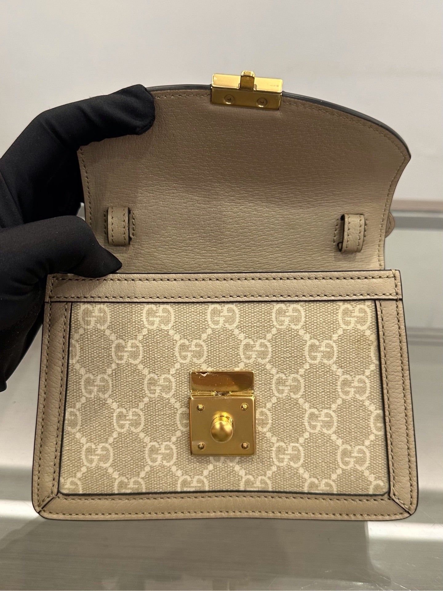 Gucci - Ophidia - Synthetic - Beige - (mini)