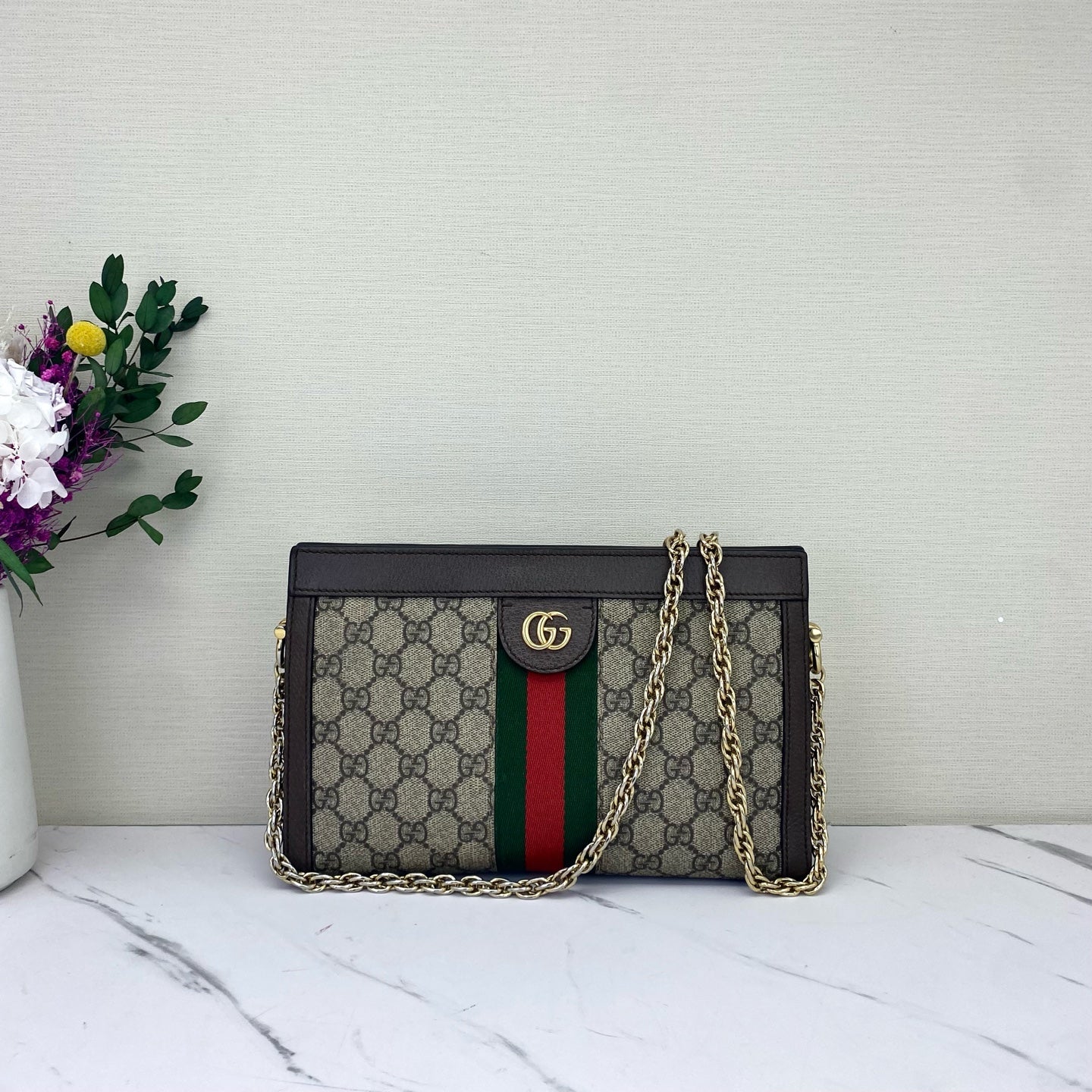 Gucci - Ophidia - Synthetic - Beige - (small)