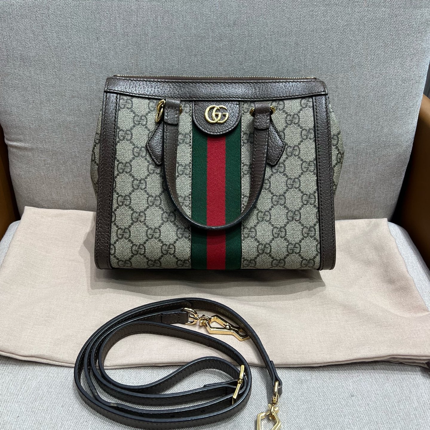 Gucci - Ophidia - Synthetic - Beige - (small)