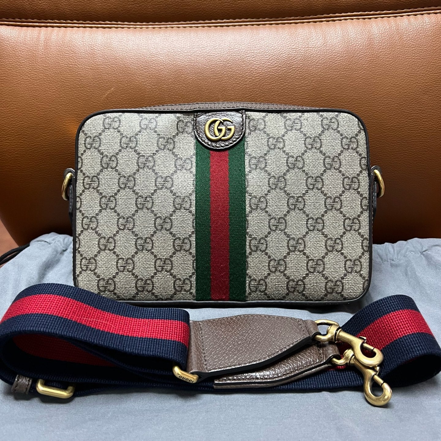 Gucci - Ophidia - Synthetic - Beige - (small)