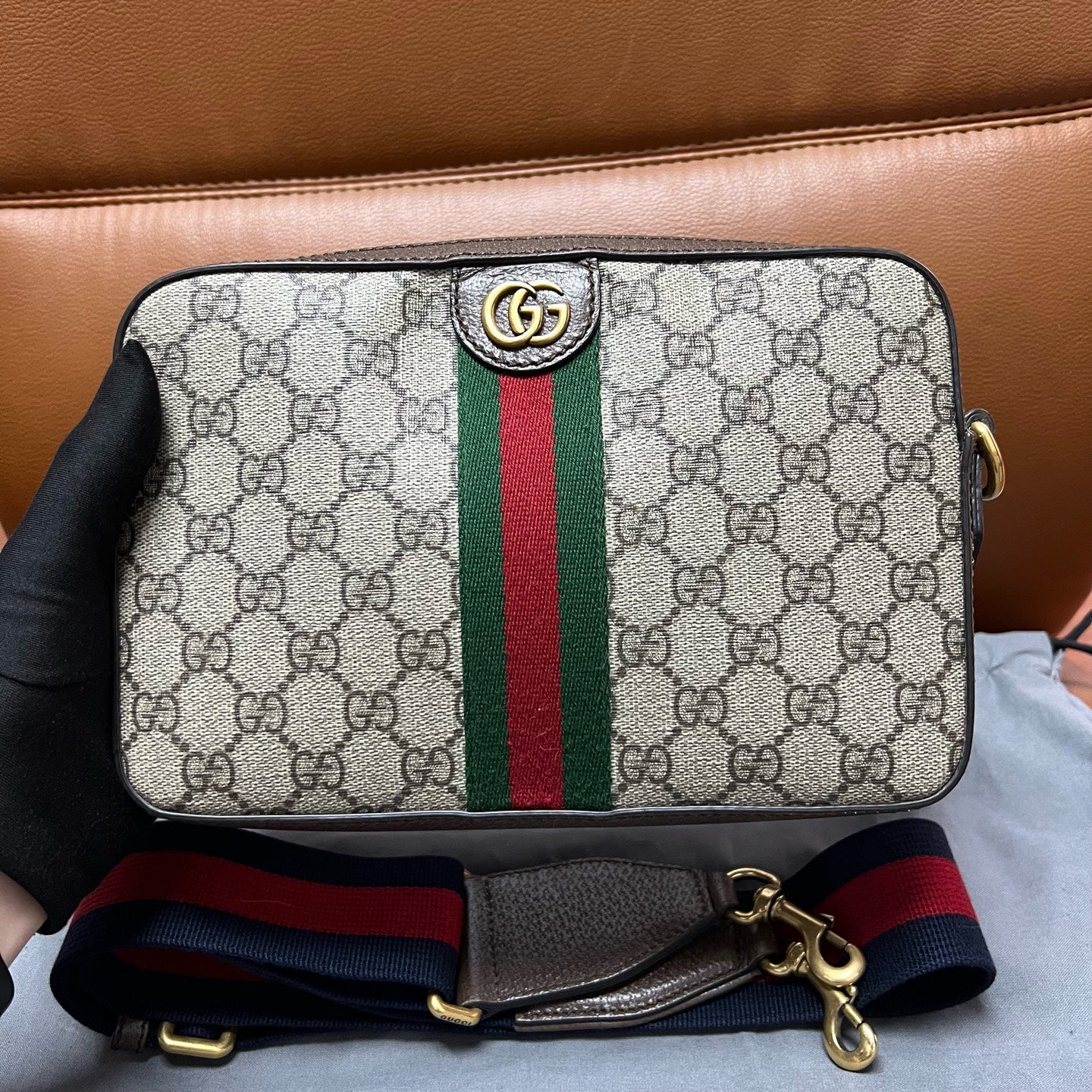 Gucci - Ophidia - Synthetic - Beige - (small)