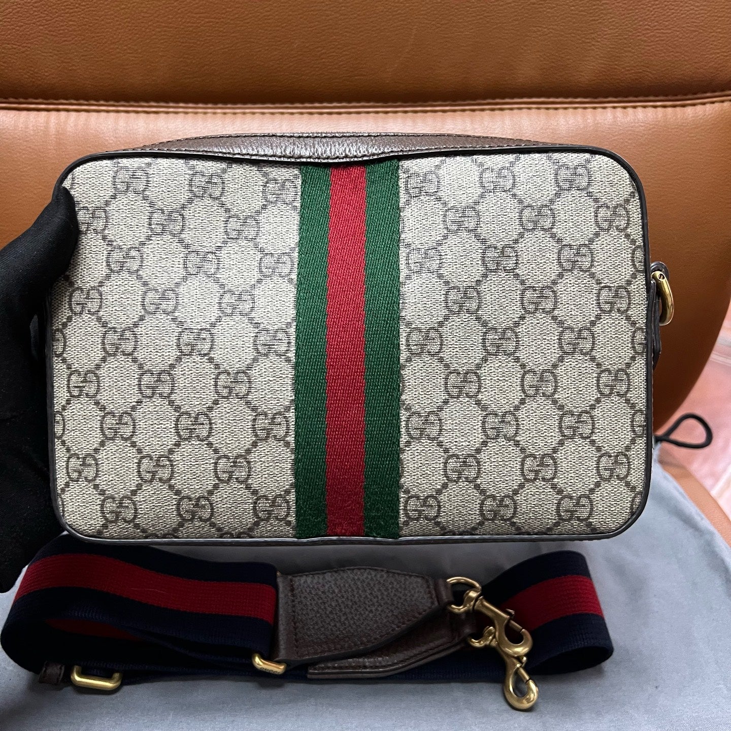 Gucci - Ophidia - Synthetic - Beige - (small)