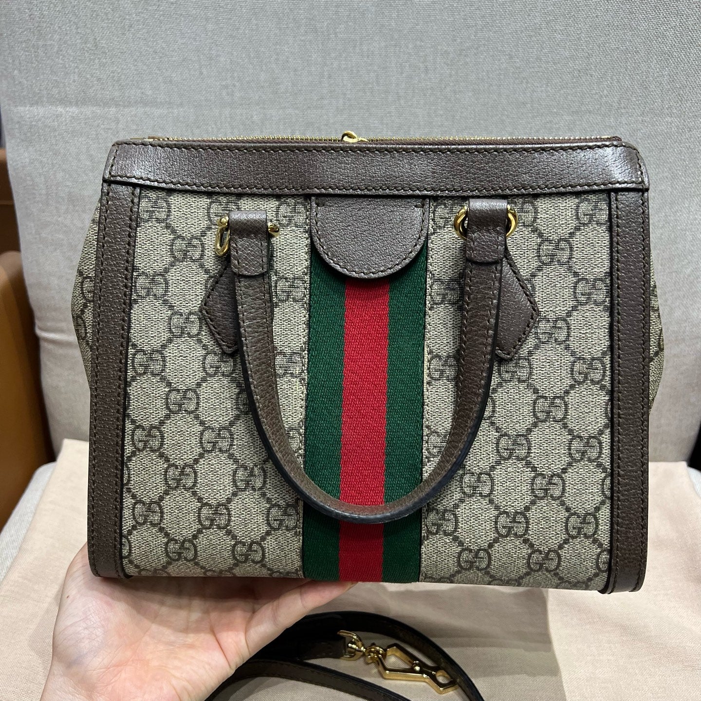 Gucci - Ophidia - Synthetic - Beige - (small)