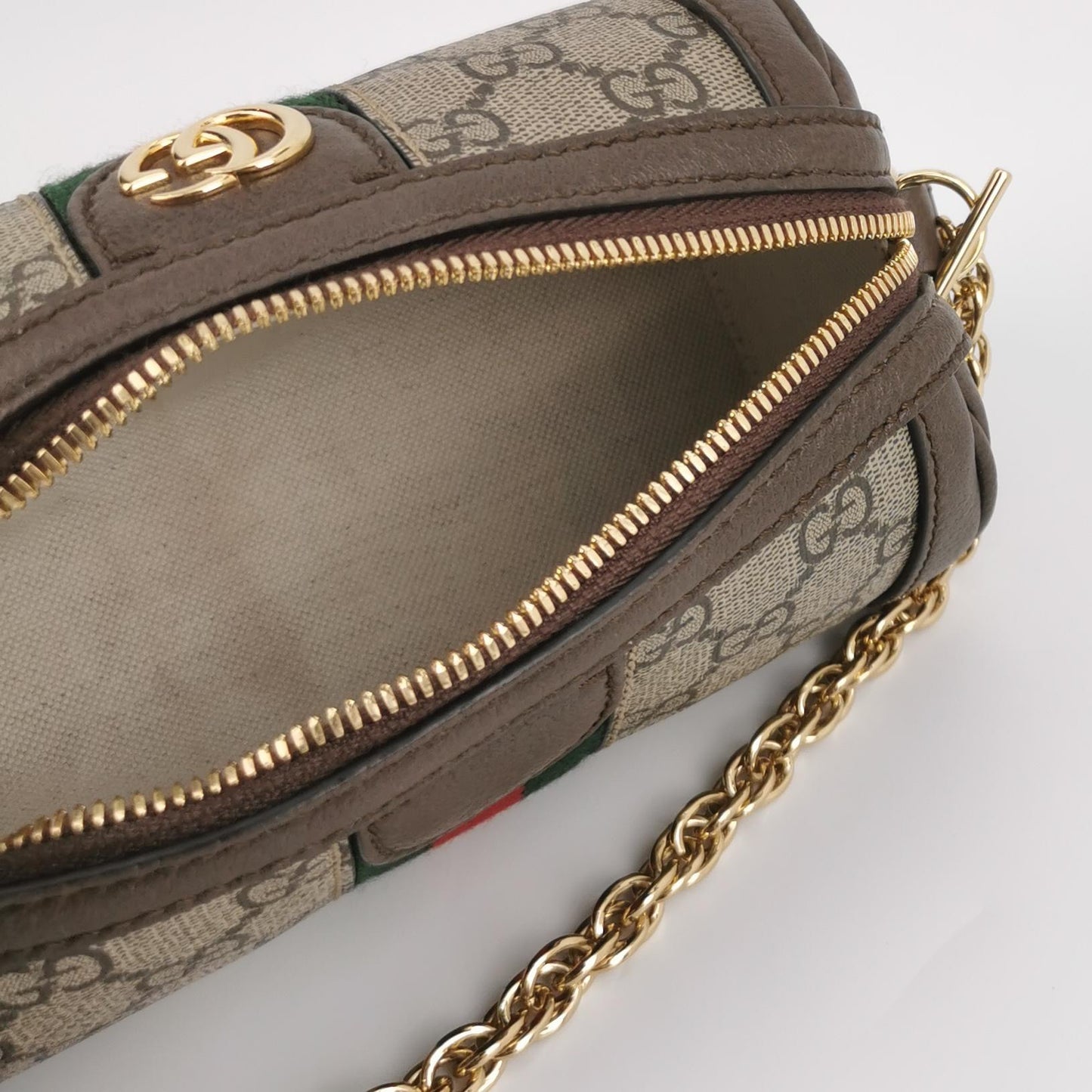 Gucci - Ophidia - Synthetic - Brown - (mini)