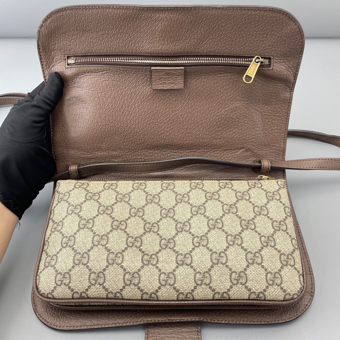 Gucci - Ophidia - Synthetic - Brown - (Small)