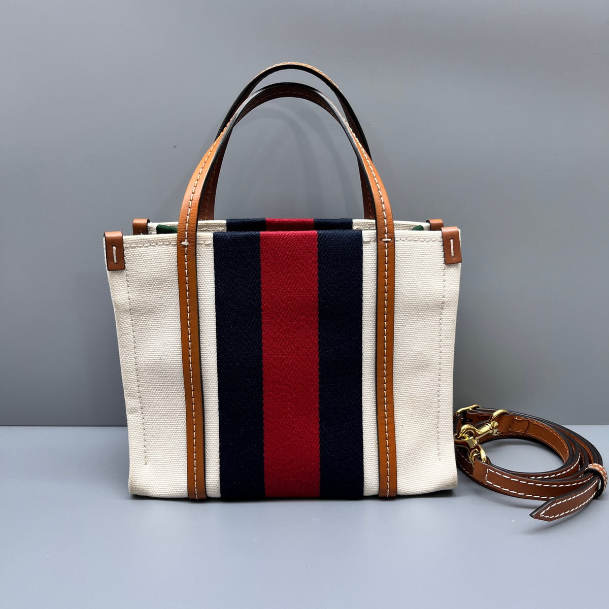 Gucci - Ophidia Tote Bag - Cloth - Beige - (mini)