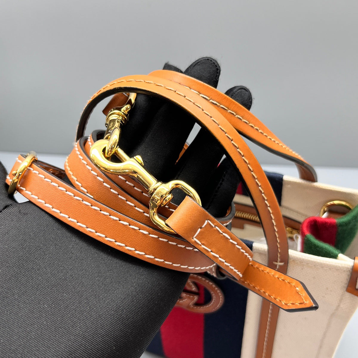 Gucci - Ophidia Tote Bag - Cloth - Beige - (mini)