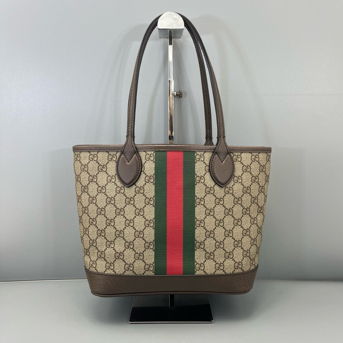 Gucci - Ophidia Tote Bag - Cloth - Brown - (medium)