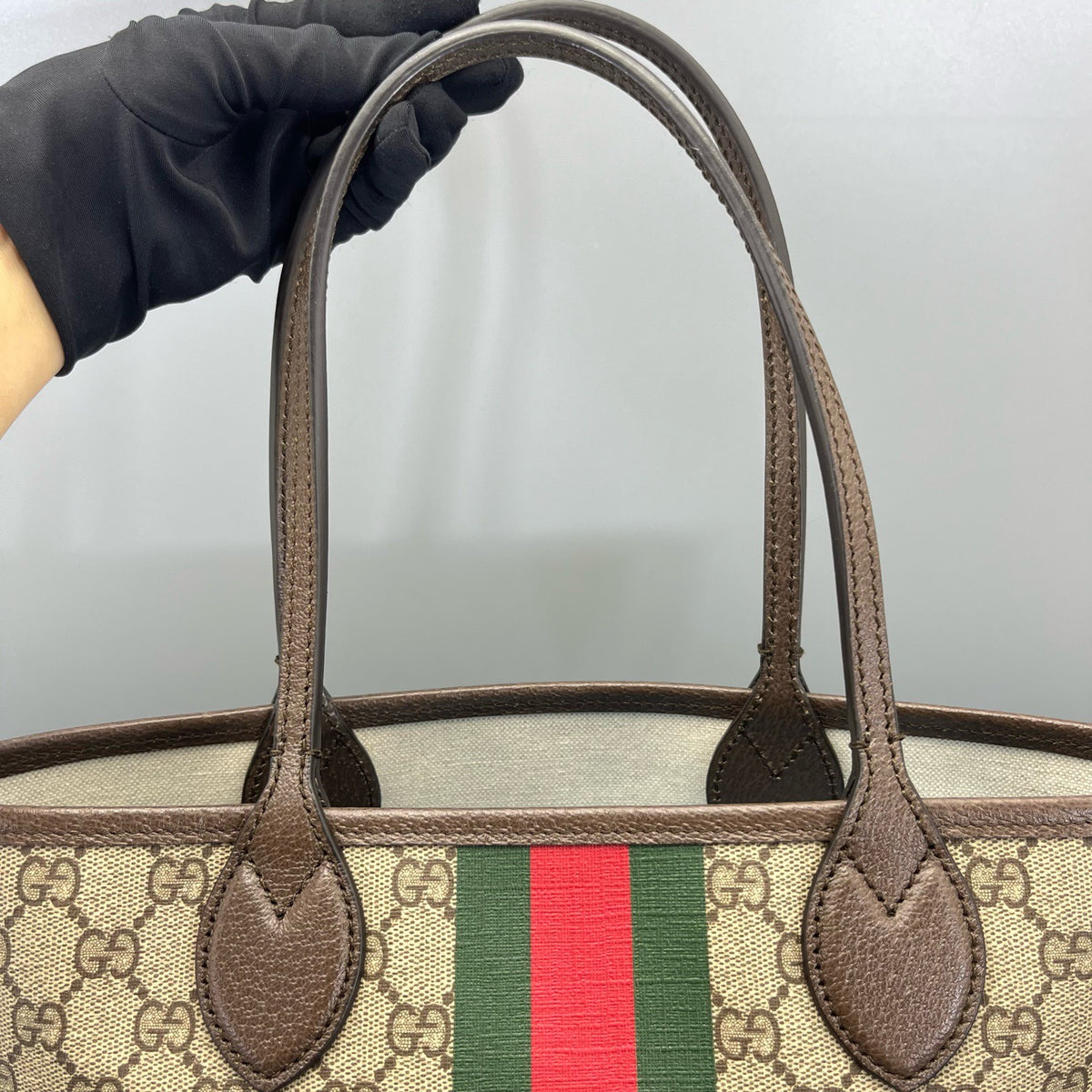 Gucci - Ophidia Tote Bag - Cloth - Brown - (medium)