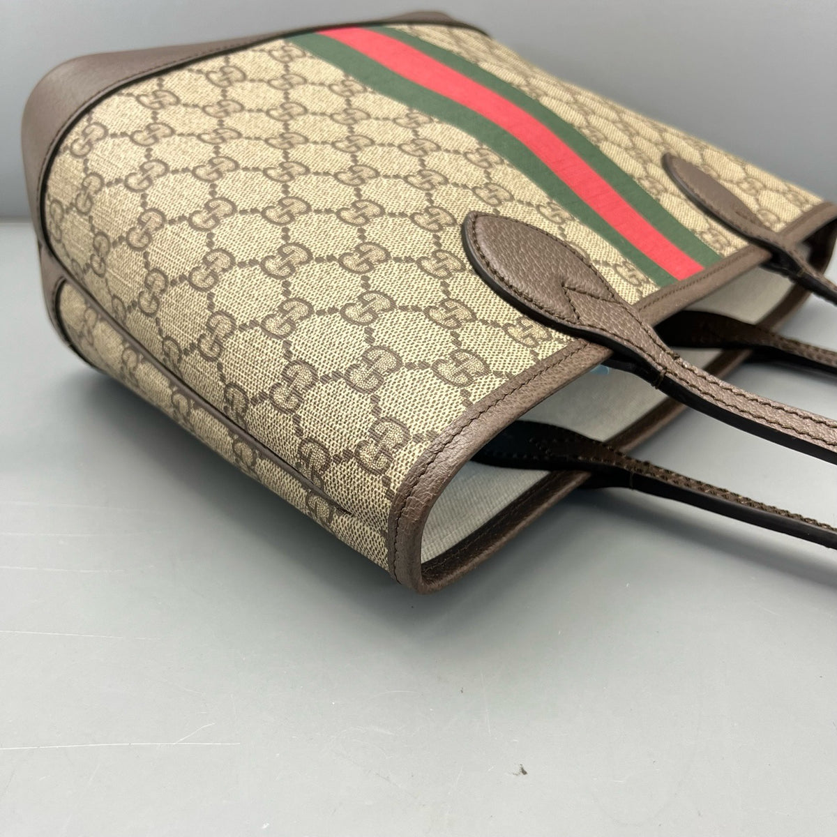 Gucci - Ophidia Tote Bag - Cloth - Brown - (medium)