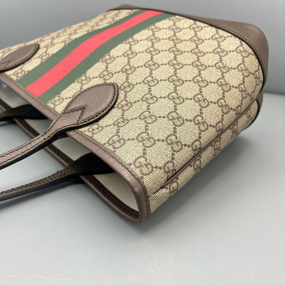 Gucci - Ophidia Tote Bag - Cloth - Brown - (medium)