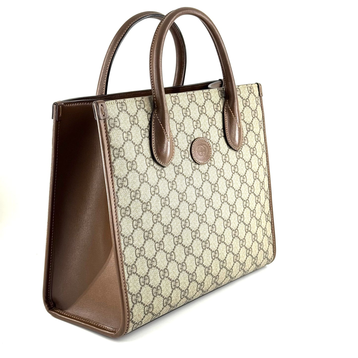 Gucci - Ophidia Tote - Leather - Brown - (medium)