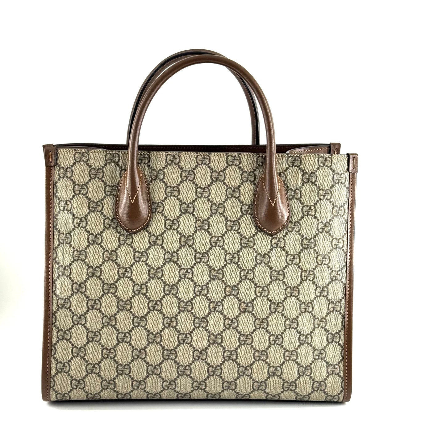 Gucci - Ophidia Tote - Leather - Brown - (medium)