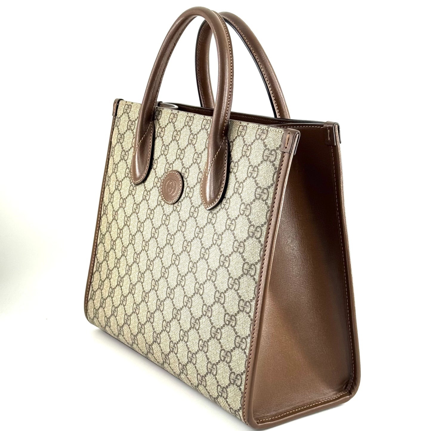 Gucci - Ophidia Tote - Leather - Brown - (medium)