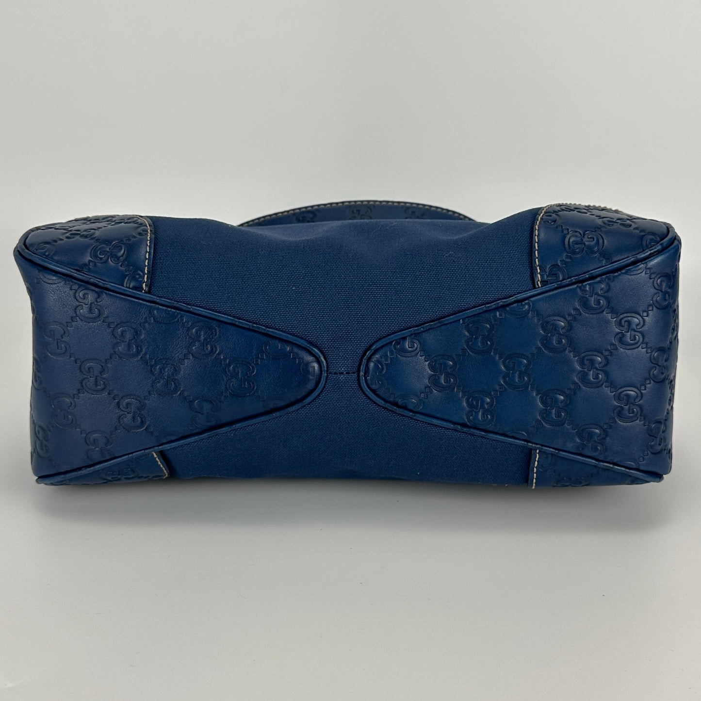 Gucci - Other - Canvas with leather trim - Navy - (medium)