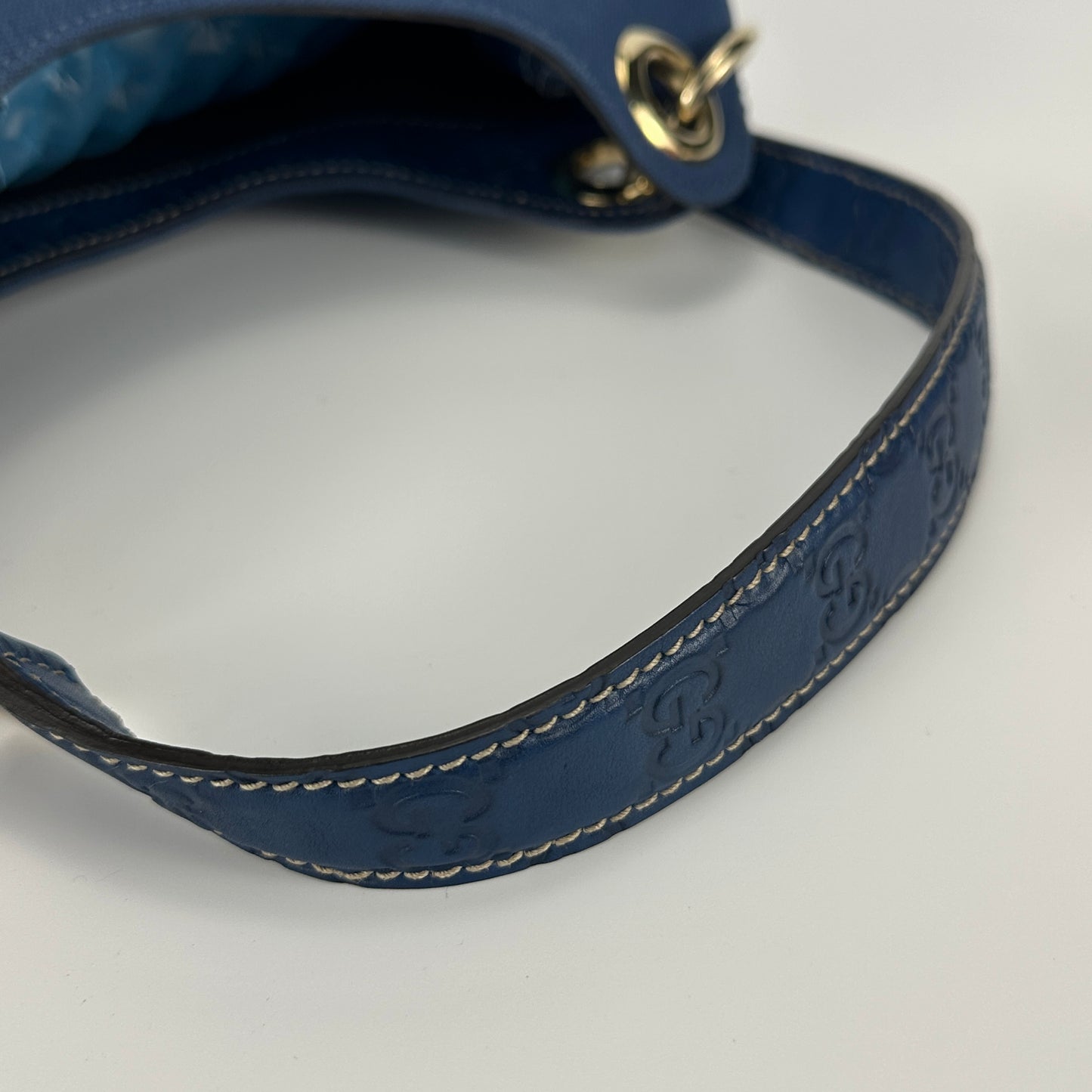 Gucci - Other - Canvas with leather trim - Navy - (medium)