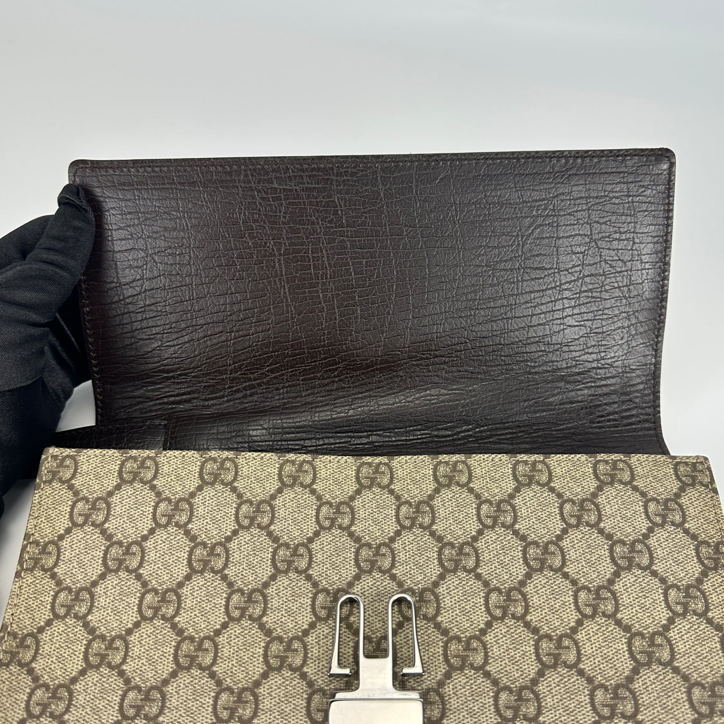 Gucci - Other - Coated canvas and leather - Brown - (Medium)