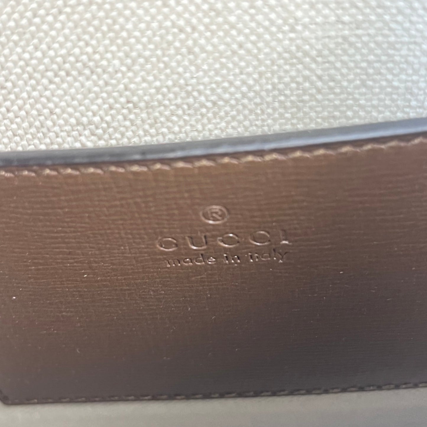 Gucci - Other - Coated canvas with leather trim - Beige and Brown - (mini)