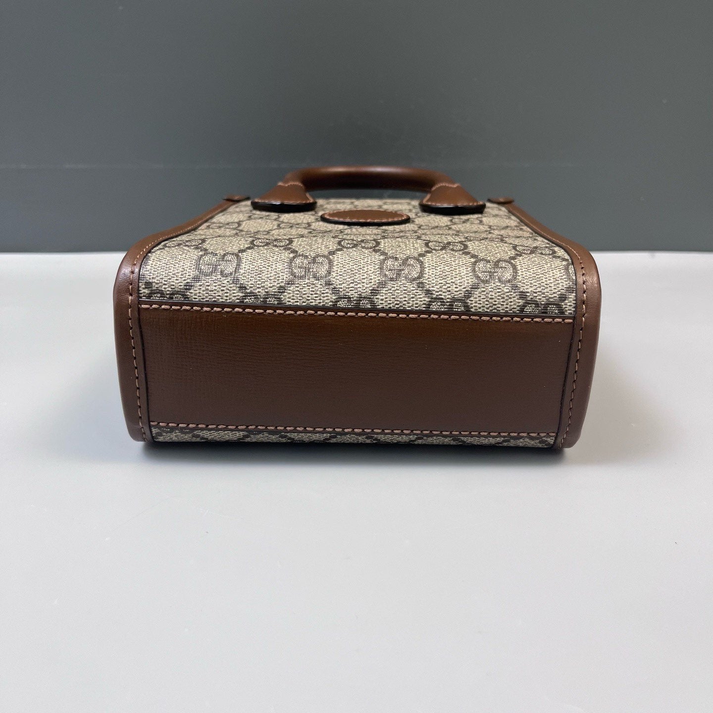 Gucci - Other - Coated canvas with leather trim - Beige and Brown - (mini)