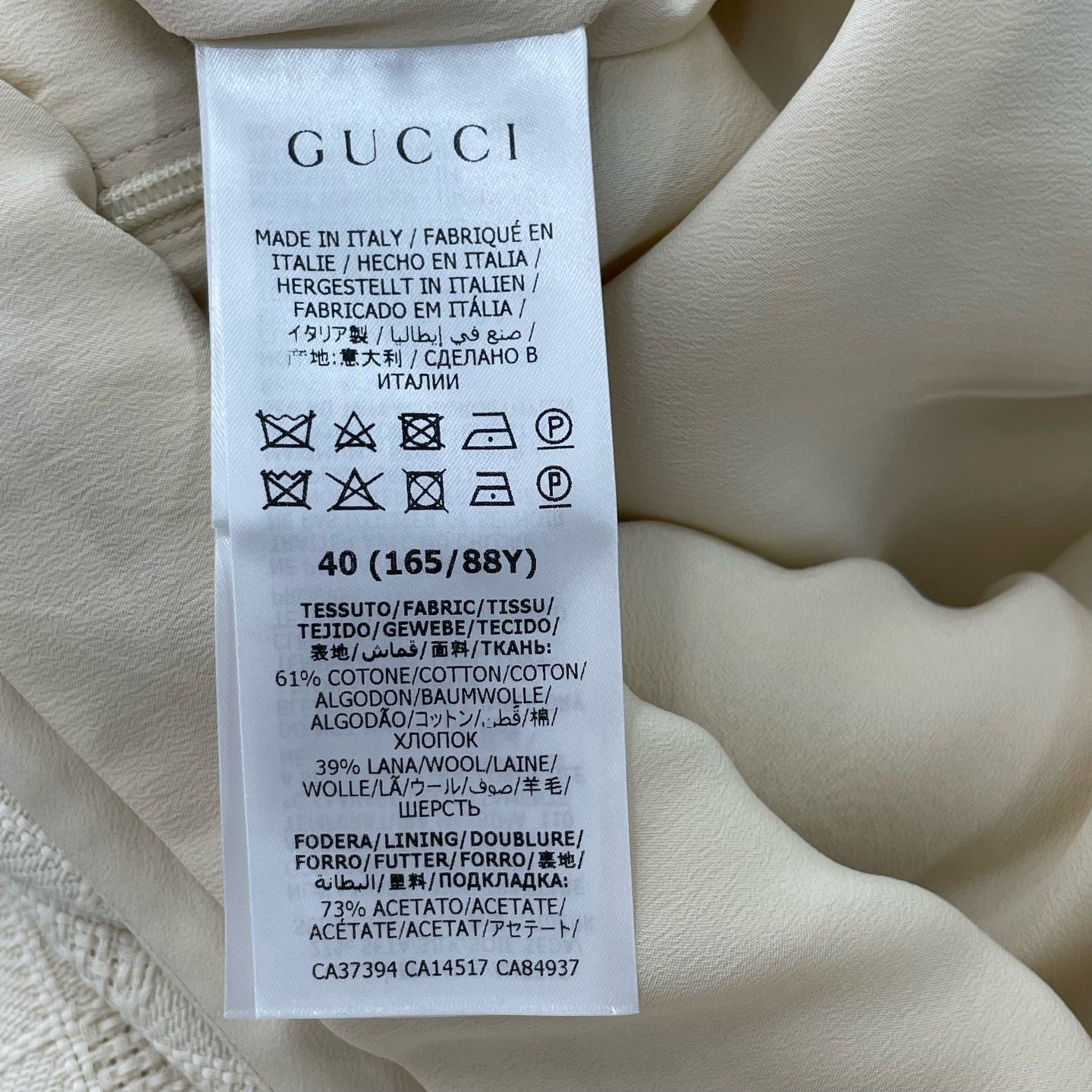 Gucci - Other - Cotton - Beige - (40)