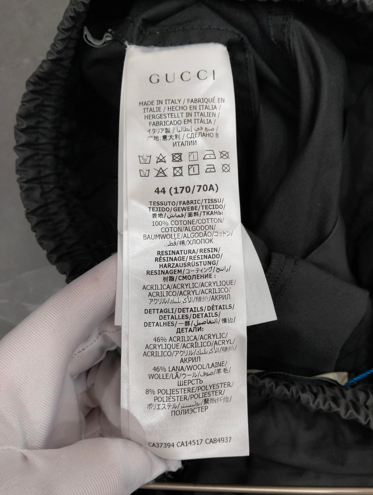 Gucci - Other - Cotton - Black - (44)