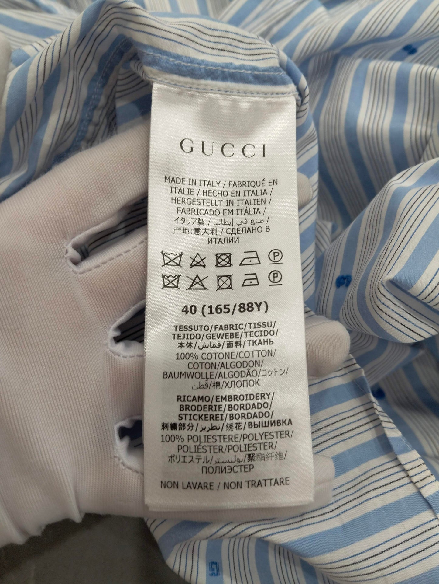 Gucci - Other - Cotton - Blue - (40)