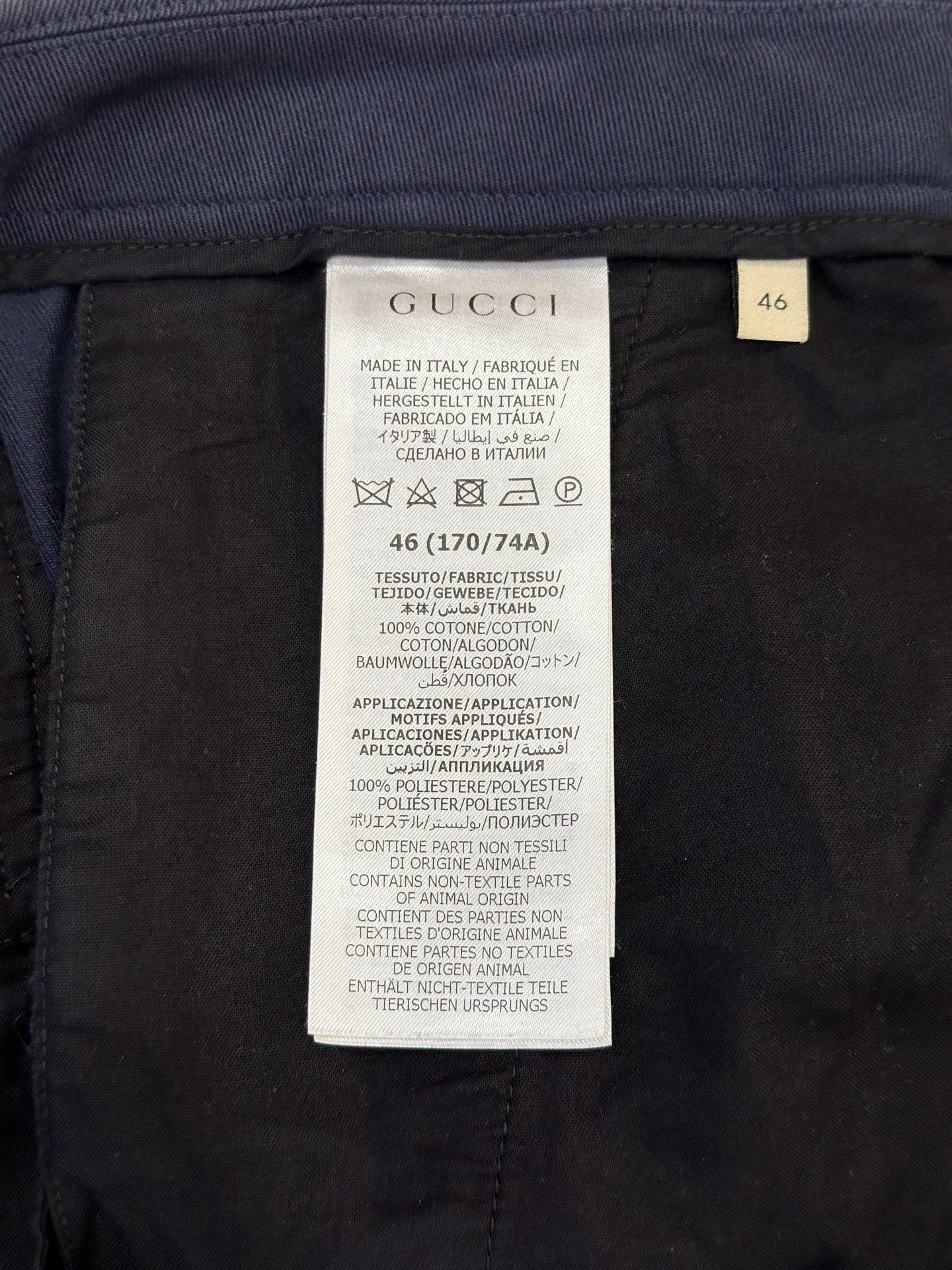 Gucci - Other - Cotton - Blue - (46)