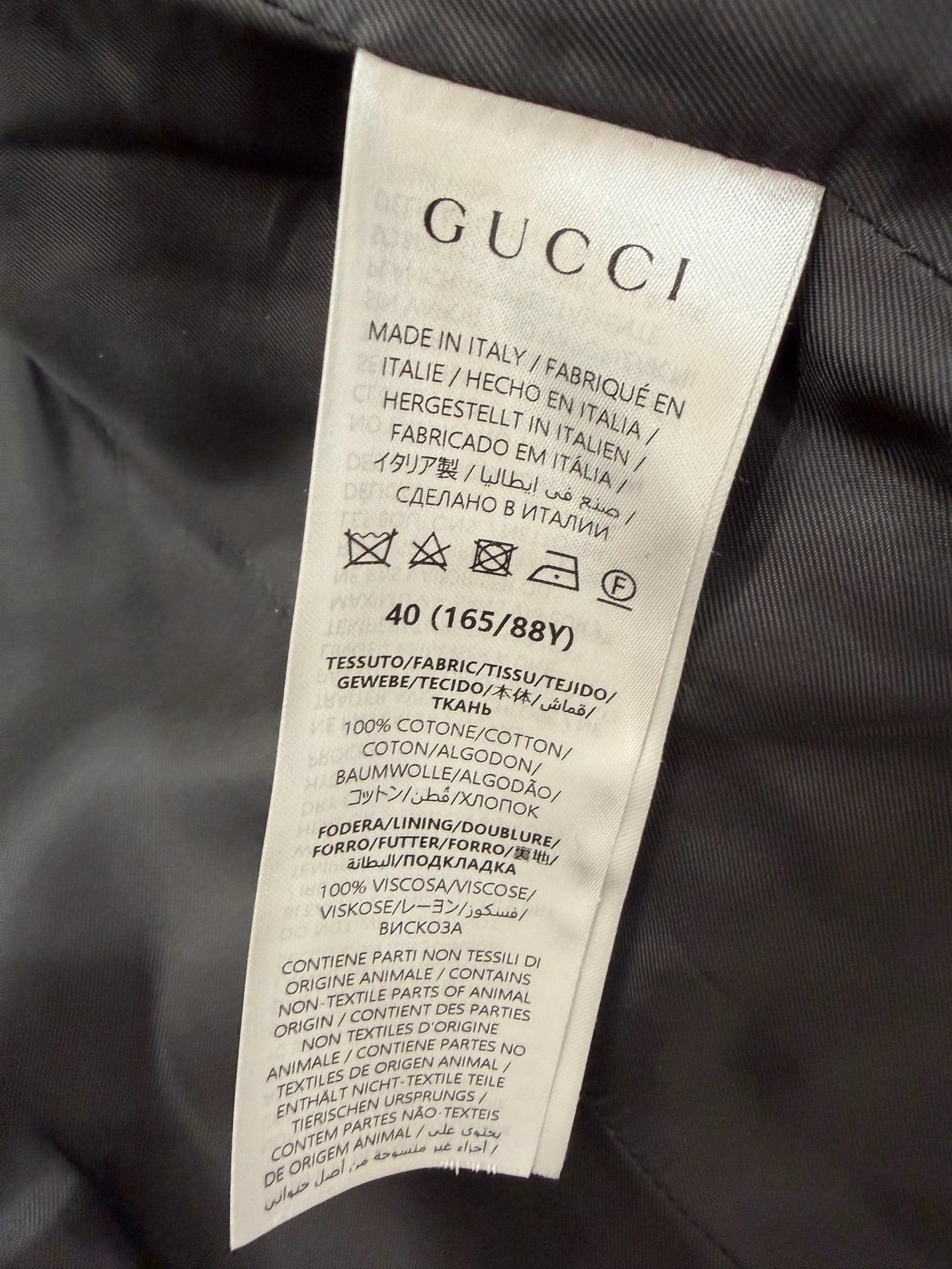Gucci - Other - Cotton - Grey - (40)