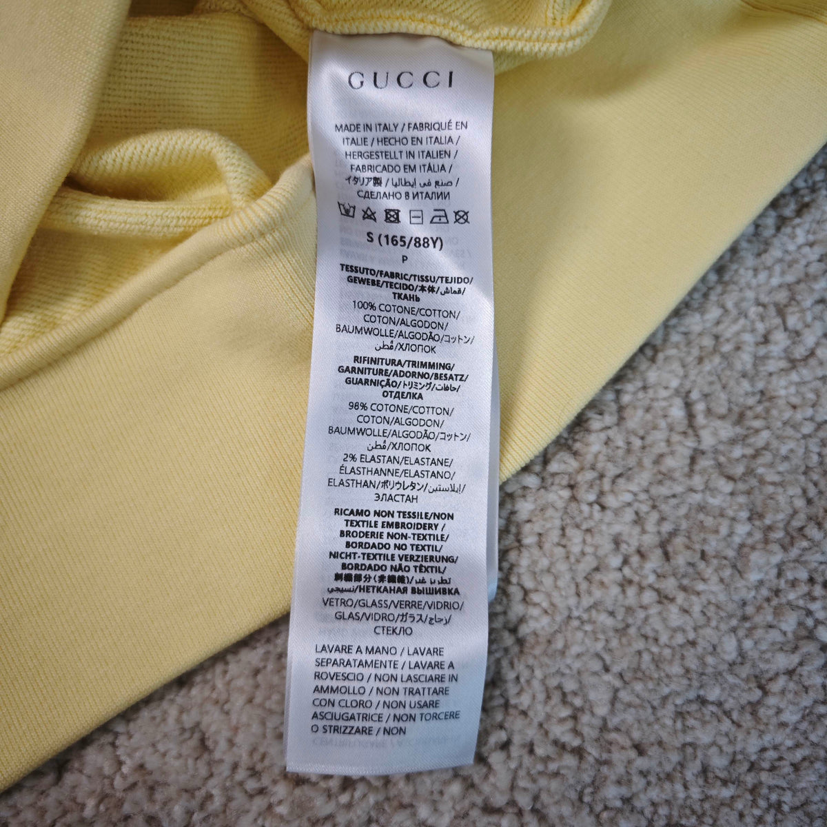 Gucci - Other - Cotton - Yellow - (S)