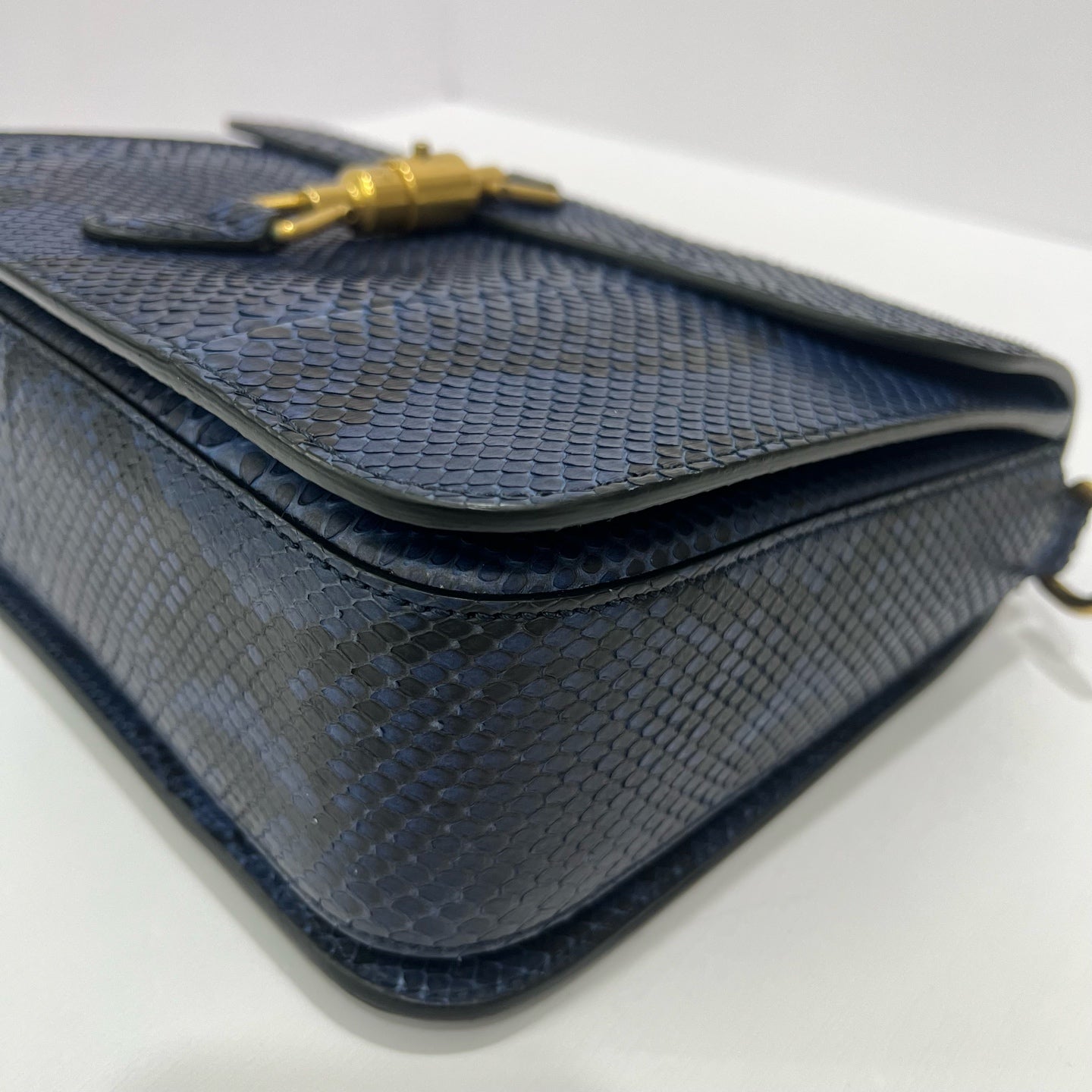 Gucci - Other - Exotic leathers - Python - Navy - (medium)