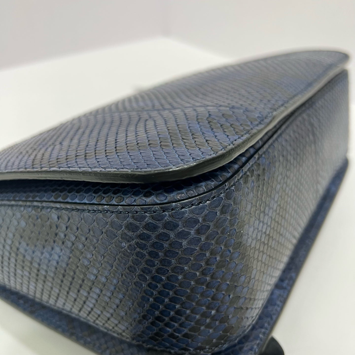 Gucci - Other - Exotic leathers - Python - Navy - (medium)