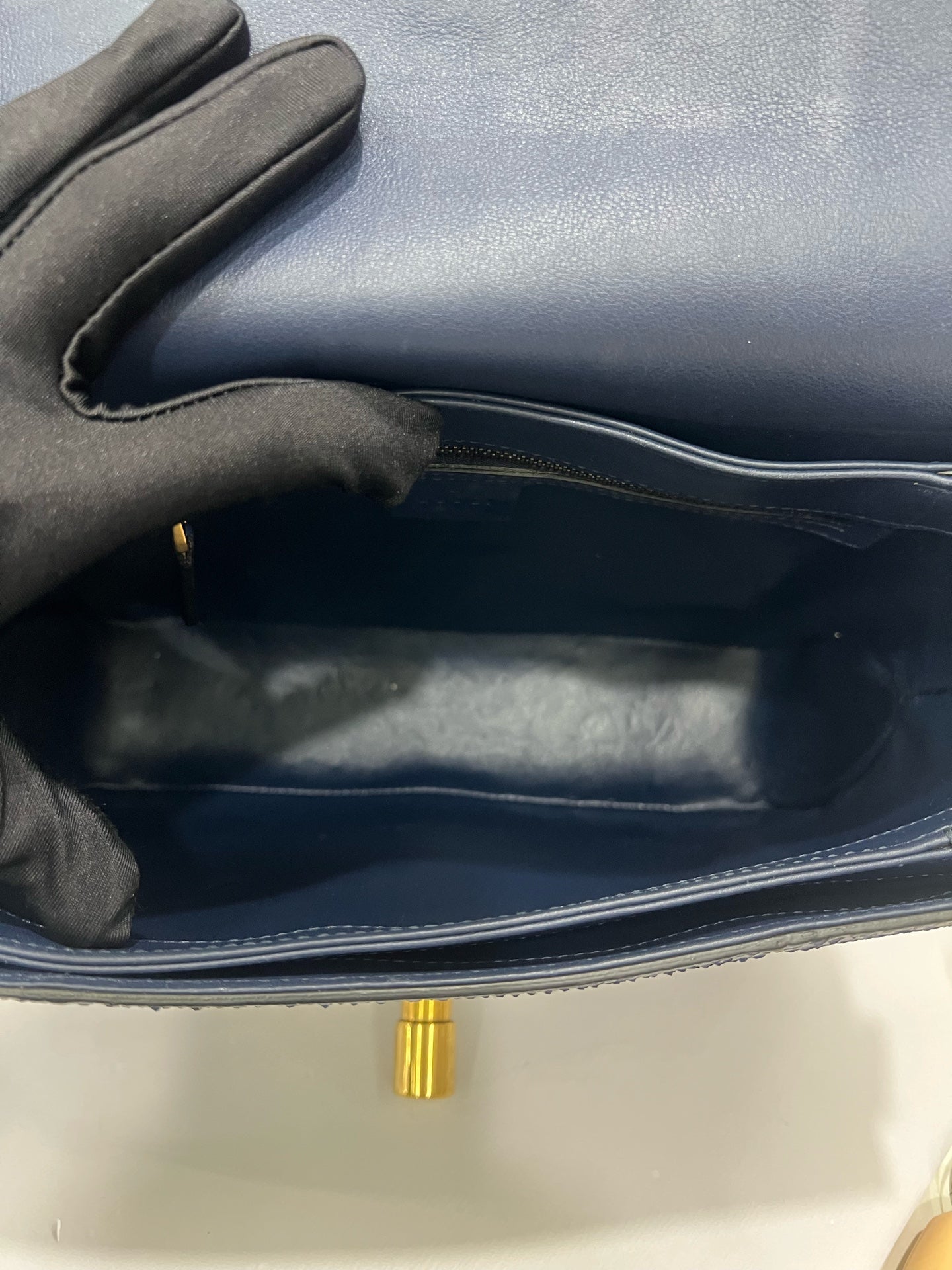 Gucci - Other - Exotic leathers - Python - Navy - (medium)
