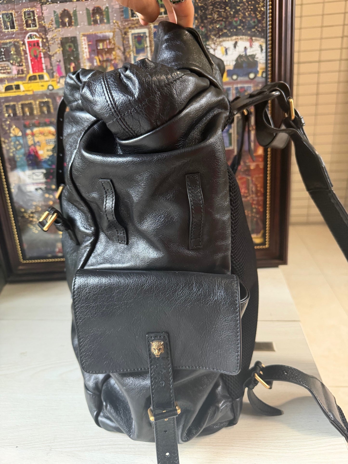 Gucci - Other - Leather - Black - (large)