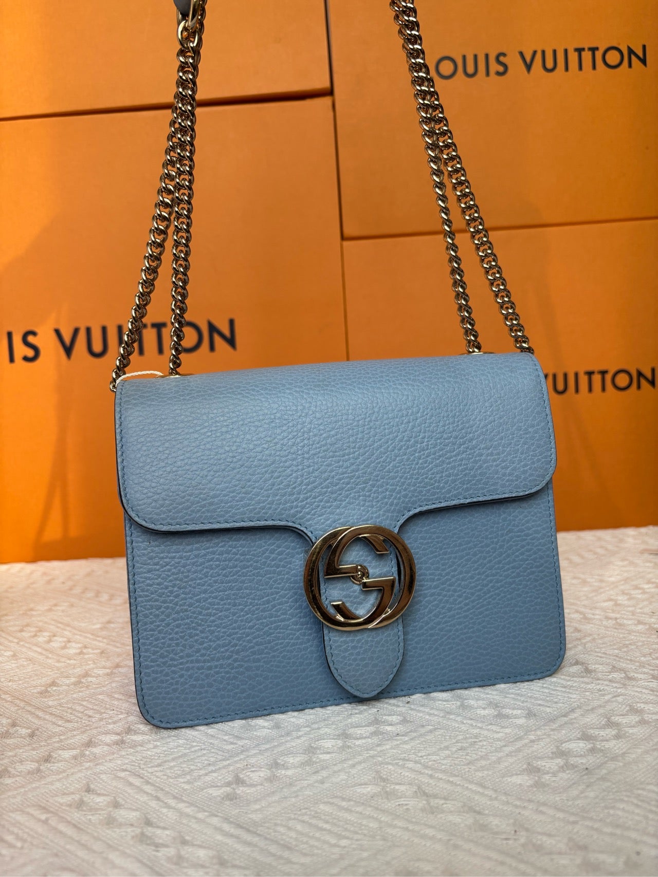 Gucci - Other - Leather - Blue - (mini)